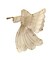 Brite Star 11" LED Lighted Gold Shimmer Angel Christmas Tree Topper - Warm Clear Lights